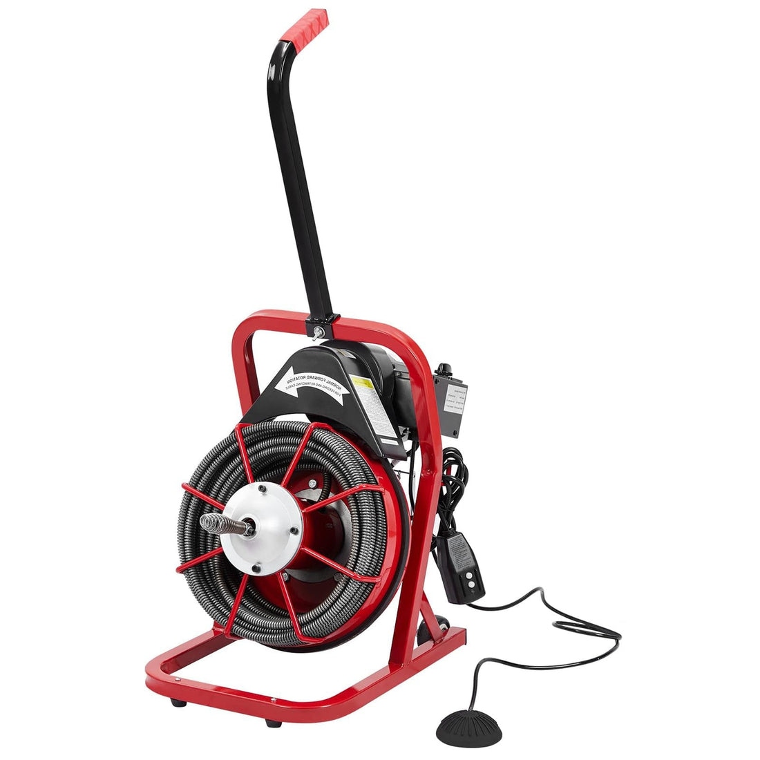 75Ft x 1/2 Inch Drain Cleaner Machine, for 1 to 4 Inch Pipes