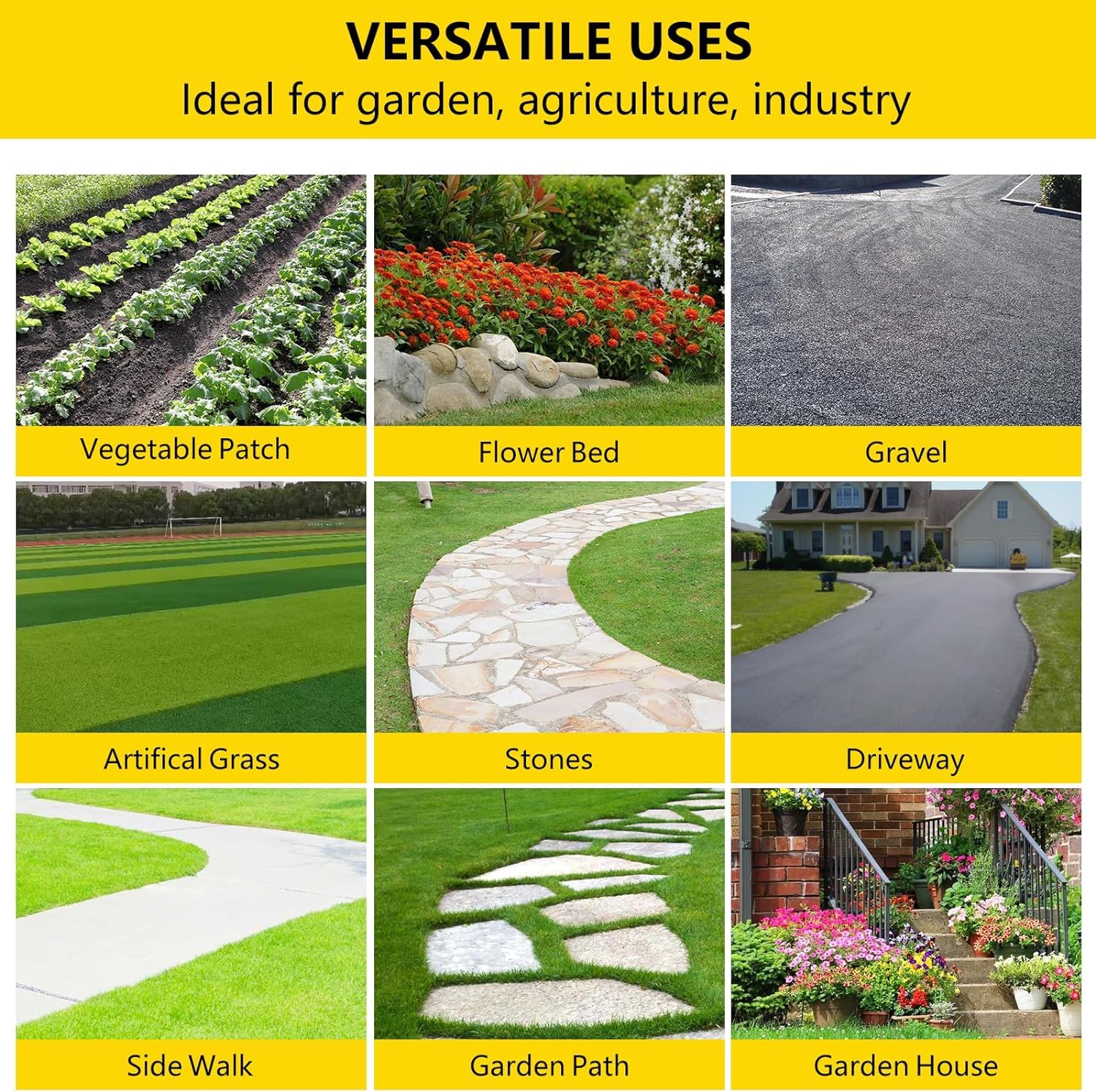 Garvee Weed Barrier Landscape Fabric 4ft x 100ft, Premium Non-Woven 1.8oz, Tear-Resistant & Easy Setup, Polypropylene Material, UV Resistant, Garden & Erosion Control