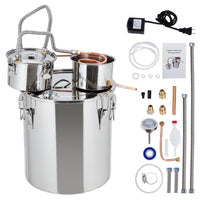 13.2Gal/50L Alcohol Still Stainless Kit with Thermometer - GARVEE