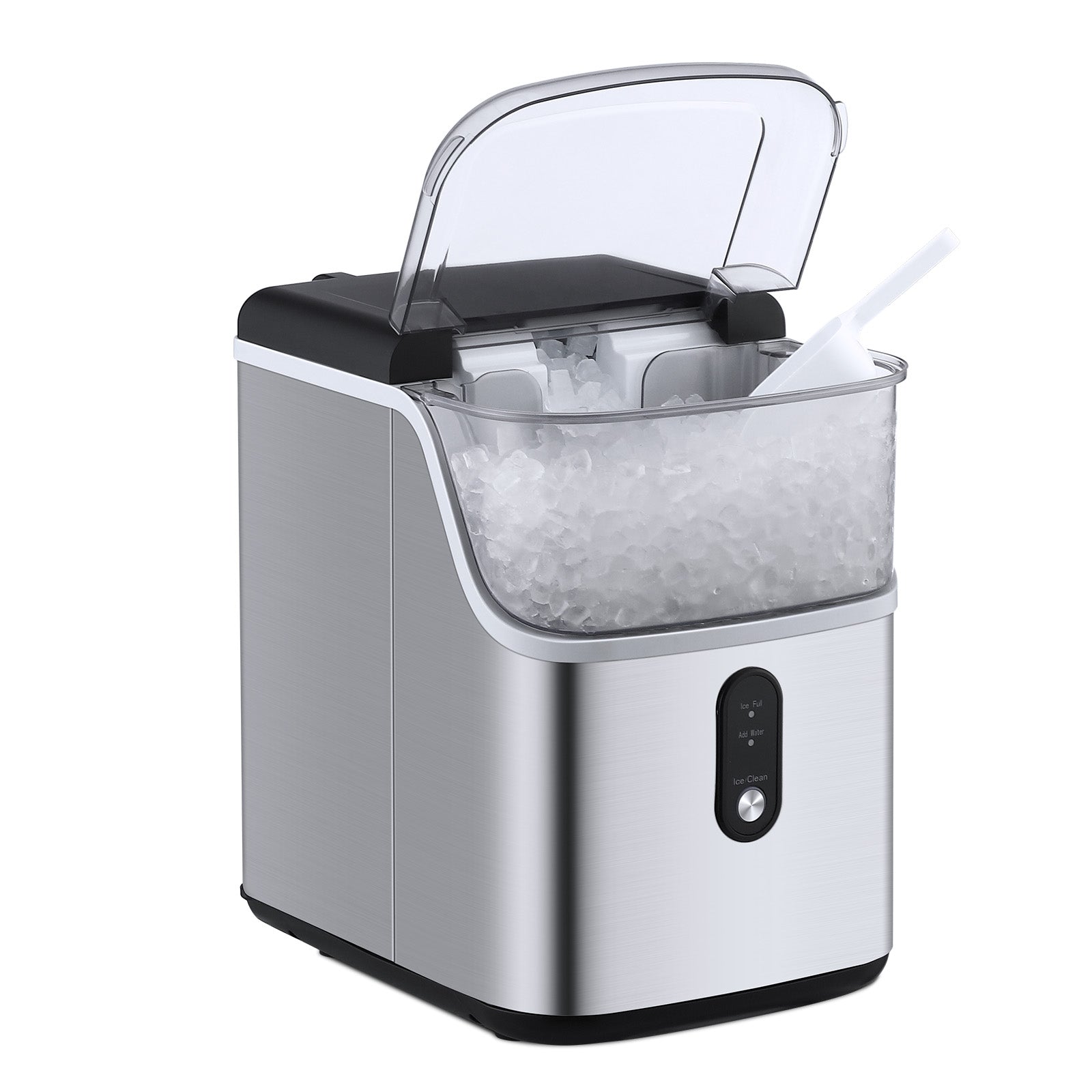36Lbs/24H Nugget Ice Maker, Soft Chewable Ice, Self-Cleaning