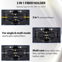 Fiber Optical Splicer FL-118, 6 Motor, 7s Splicing, 12s Heating - GARVEE