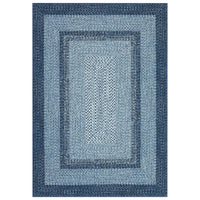Garvee Printed Rugs Braided Pattern Washable 4x6 Non Slip Soft Low Pile Stain Resistant Entryway Living Room Kitchen Bedroom Nursery