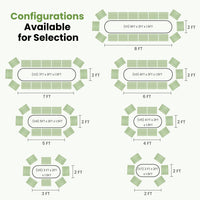 Garvee Oval Raised Garden Bed 4.5x2x1.5ft Galvanized Steel Double-Layer Corrosion Resistant Tool-Free Assembly with Rubber Edge for Outdoor Garden