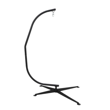 Garvee Metal Hanging Chair Stand, 330 lb Heavy-Duty Hammock Stand with 360° Swivel Buckle for Patio, Porch & Indoor Use
