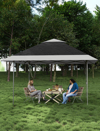 12*12FT Quick Pop-Up Outdoor Gazebo Tent without Sidewalls