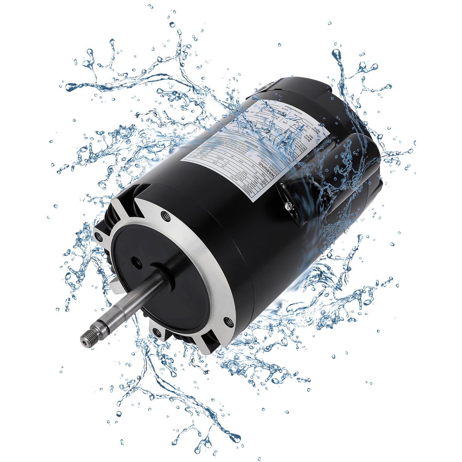 Garvee 1HP Pool Pump Motor Replacement, 115/230V Single Speed, 56Y Frame with Threaded Shaft, Compatible with Hayward, Century, AO Smith, B2853/B2852
