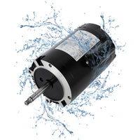 Garvee 1HP Pool Pump Motor Replacement, 115/230V Single Speed, 56Y Frame with Threaded Shaft, Compatible with Hayward, Century, AO Smith, B2853/B2852
