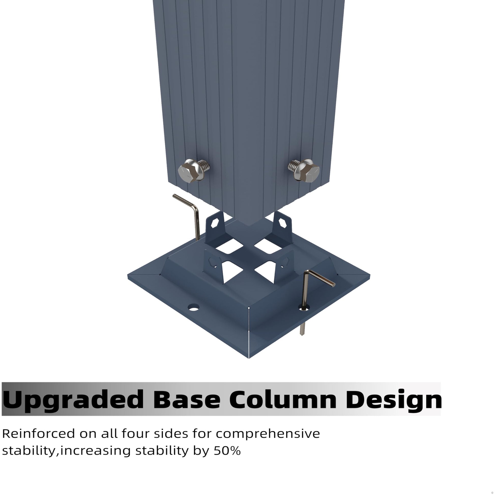 Garvee 10x13 Ft Pergola, Outdoor Metal Pergola with Retractable Canopy, Upgraded Wood-Grain Aluminum Pergola, Modern Pavilion for Backyard, Patio, Porch, Grape Trellis, Gray