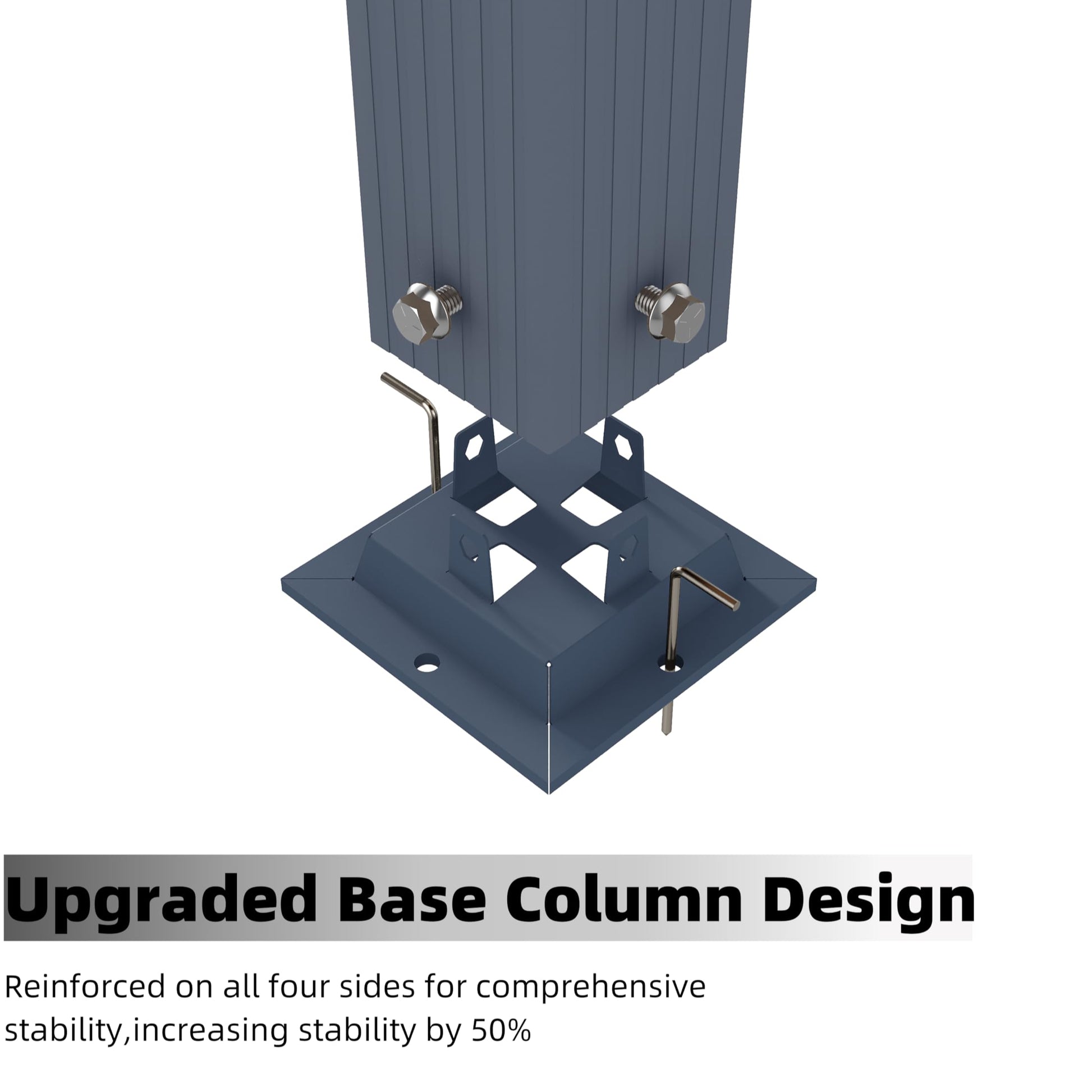 Garvee 10x10 Ft Pergola, Outdoor Metal Pergola with Retractable Canopy, Upgraded Wood-Grain Aluminum Pergola, Modern Pavilion for Backyard, Patio, Porch, Grape Trellis, Gray