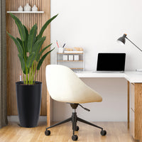 Garvee 22" Tall Round Planter Set of 2, Self Watering Pots for with Water Level Monitor and Built-In Drainage, Large Flower Pot for Patio, Porch, Living Room, or Home Office