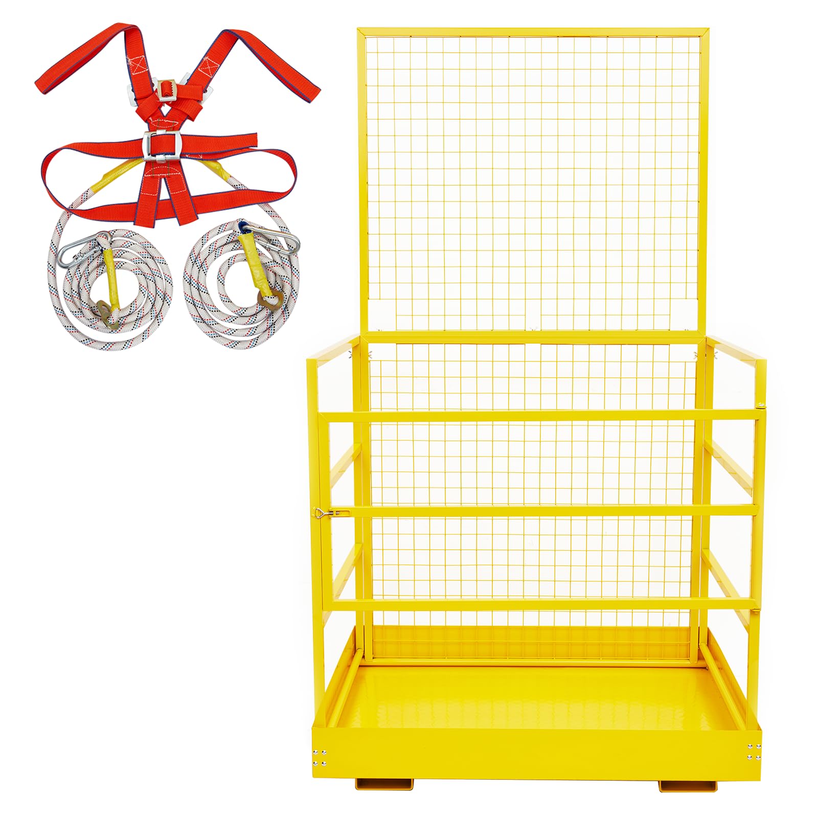 43x45" Foldable Forklift Safety Cage, 1500LBS Capacity - GARVEE
