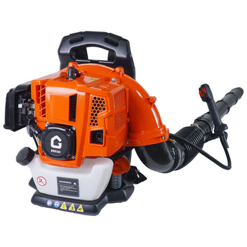 Garvee 52CC Backpack Gas Leaf Blower – 780 CFM, 270 MPH, Ergonomic, Low Vibration, Cruise Control, All-Season Yard & Snow Removal