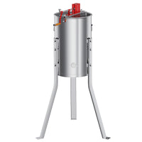 Garvee Upgraded 2/4 Frame Manual Honey Extractor with Side Handles, Food-Grade Stainless Steel Beekeeping Extractor with Adjustable Stand