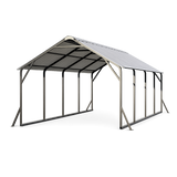 Garvee 11'x20'x9' Vertical Roof Metal Carport, Heavy Duty Steel Car Ports for All-Weather, for Full-Size Pickup Trucks, Boats, and Tractors