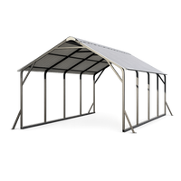 Garvee 11'x20'x9' Vertical Roof Metal Carport, Heavy Duty Steel Car Ports for All-Weather, for Full-Size Pickup Trucks, Boats, and Tractors