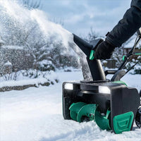 Garvee 20" Cordless Electric Snow Blower- 40V 4.0Ah Battery Powerful Motor 19.6FT Throw Distance Lightweight Maneuverable for Driveways Patios Sidewalks