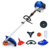 Garvee 3-in-1 Grass Trimmer, Electric String Trimmer & Brush Cutter with Blade & Trimmer Head, Lightweight Lawn Edger for Garden Care - Blue