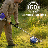 Garvee 3-in-1 Grass Trimmer, Electric String Trimmer & Brush Cutter with Blade & Trimmer Head, Lightweight Lawn Edger for Garden Care