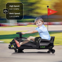 24V Kids Ride on Drift Car for Kids, Electric Drifting Go-Kart