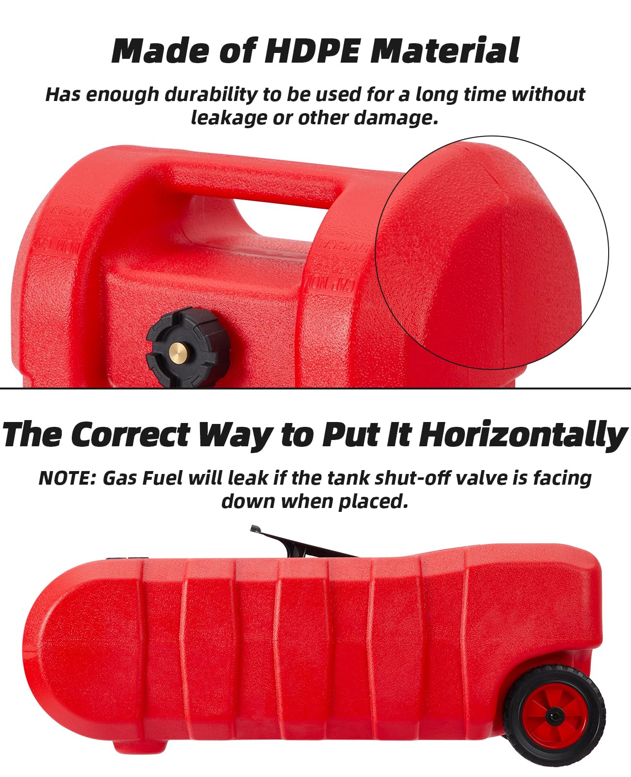 Bidón de combustible resistente