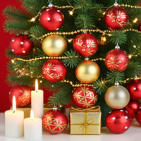 Garvee 20-Pack Christmas Decorations Multicolor Christmas Ball Ornaments, 2.36 Inch Shatterproof Decorations in 4 Assorted Colors for Vibrant Holiday Displays and Festive Tabletop Arrangements