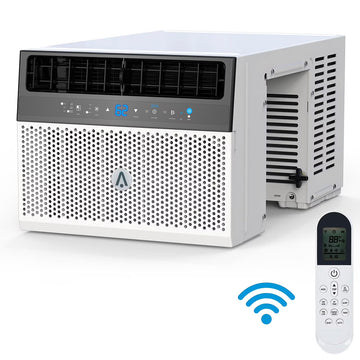 Garvee 8000 BTU Window Air Conditioner U-Shaped With RC, Energy Efficient Cooling, With WiFi 115V~, Suitable for 350 Sq.Ft