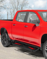 Running Boards Compatible with 2019-2024 Chevy Silverado/GMC Sierra 1500 Crew Cab (Excl. 2019 1500 LD/Limited&2022 1500 LTD/Limited),Rock Sliders for 2020-2024 Silverado/Sierra 2500HD 3500HD