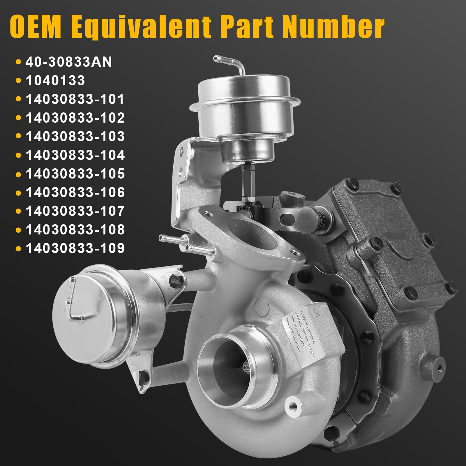 2007-2012 Acura RDX Turbocharger - Enhanced OEM Replacement