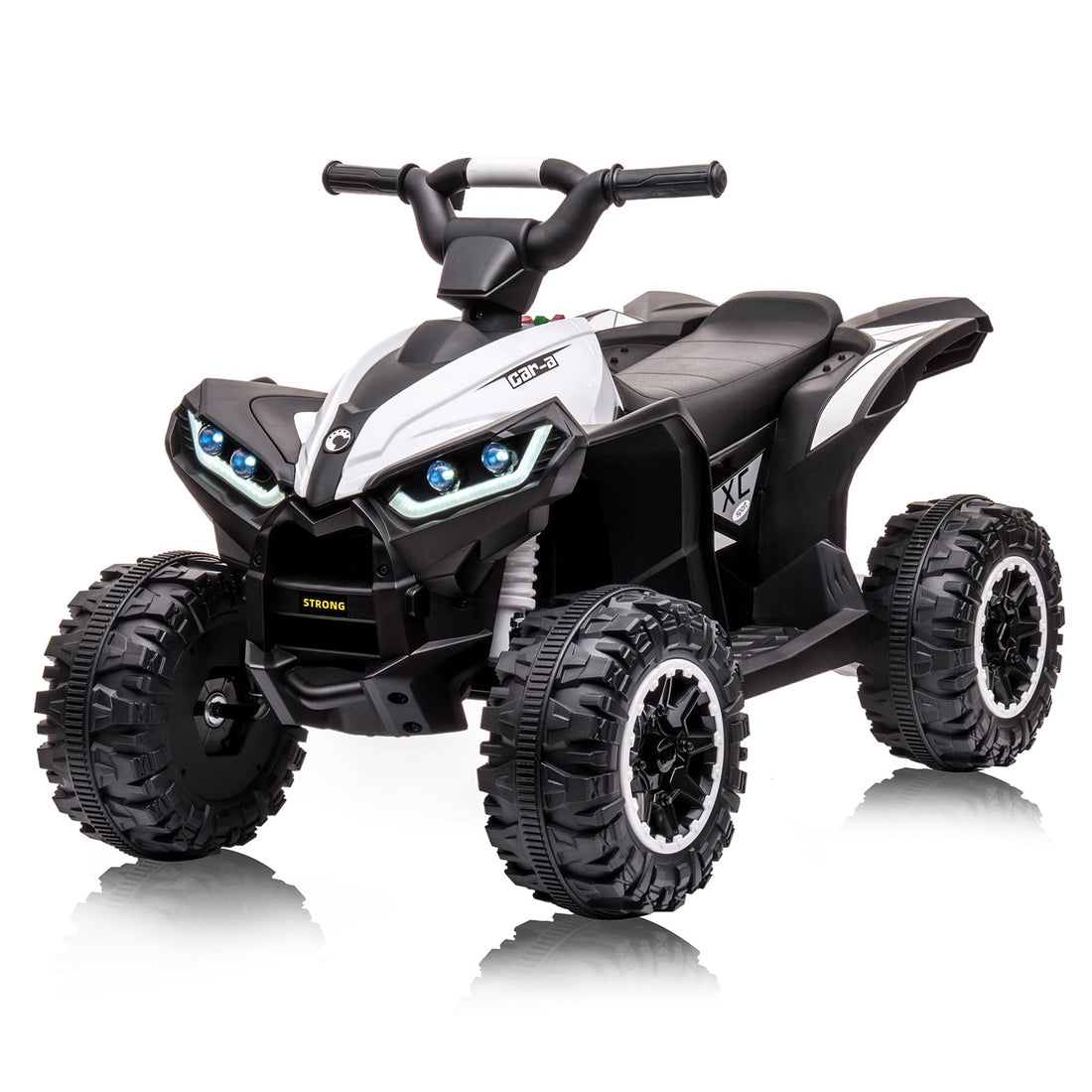 Garvee 12V Kids ATV: Dual Drive, Remote, LED, Bluetooth, Durable Wheels