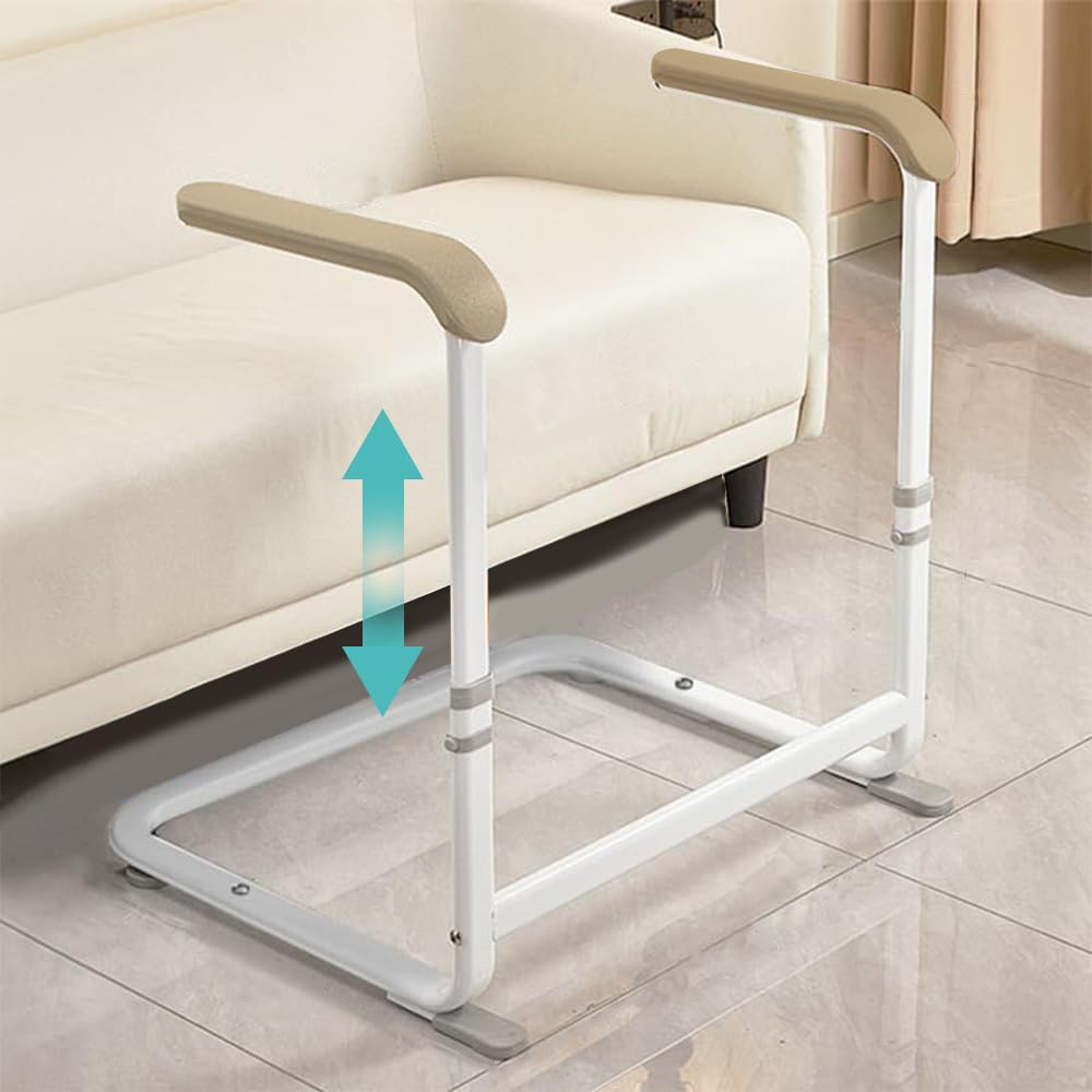 Garvee Stand Assist Aid for Elderly, Support Up to 300Lbs, Adjustable Chair Couch Stand Assist for Home Hospital, Bed Toilet Chair Lift Assist for Seniors, Patients and Disabled, Khaki