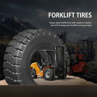 Garvee 6.50-10 Heavy Duty Forklift Tire 10 PLY Tube Type Durable Industrial Black