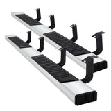 Garvee 6" Wide Running Boards Stainless Steel Side Steps Nerf Bars for 2009-2014 F150 Supercrew Cab, Durable, Sleek, Easy Install - Silver