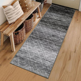 Garvee Modern Indoor Floor Carpet Non Slip Non Shedding Low Pile Area Rugs for Living Room Bedroom Nursery Dorm Home Decor - Gray