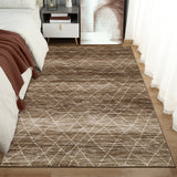 Garvee Modern Indoor Floor Carpet Non Slip Non Shedding Low Pile Area Rugs for Living Room Bedroom Nursery Dorm Home Decor - Khaki