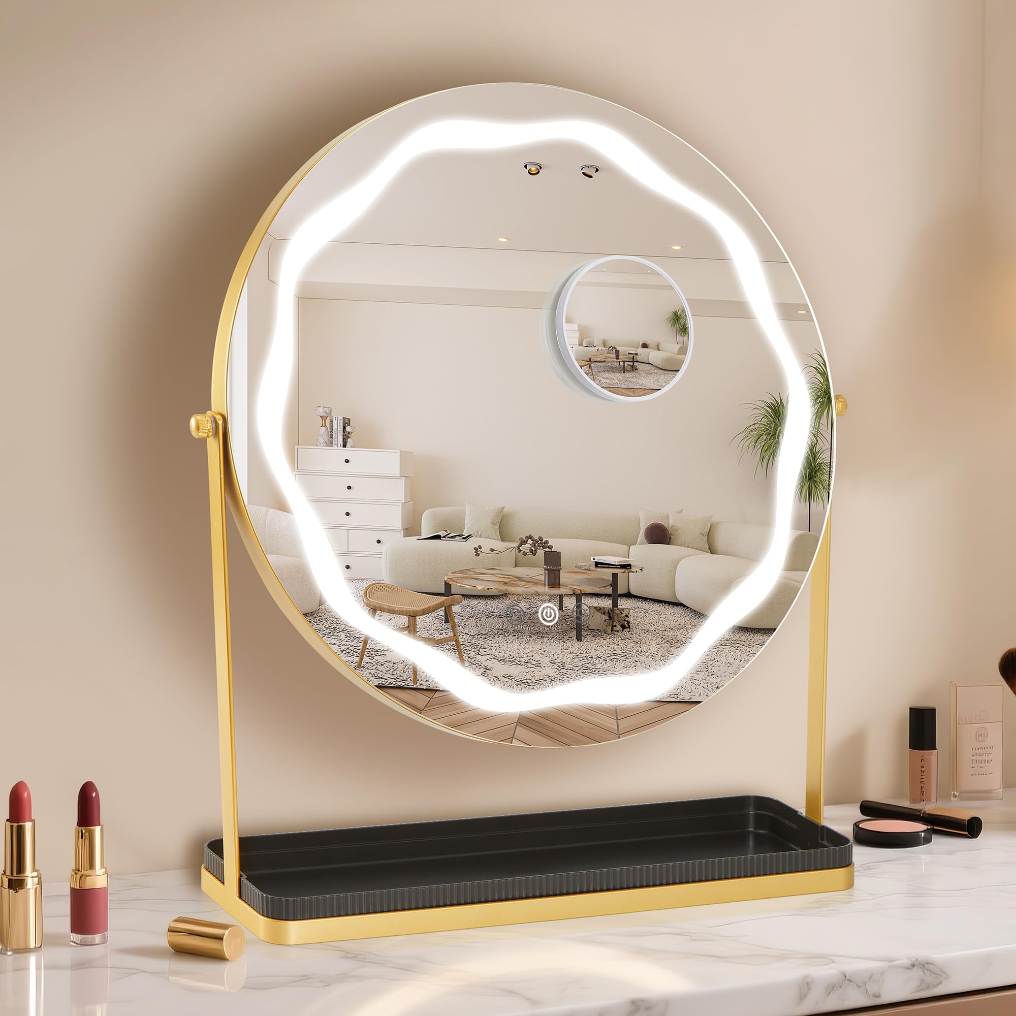 Garvee Vanity Mirror with 3-Color Lights