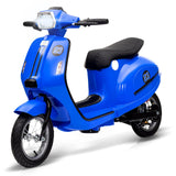Garvee Ride - G Series: 24V 350W 14MPH Speed Rear Brake Twist Grip Throttle LED Light Blue Durable Pneumatic Tires Outdoor Riding - Blue