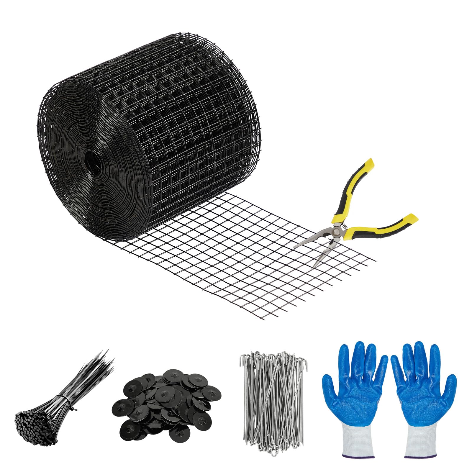 Garvee Solar Panel Bird & Critter Guard Kit 6“ x 50‘ PVC Coated Wire ...