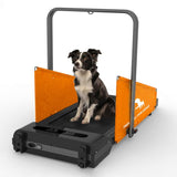 Garvee Dog Treadmill for Small and Medium Dogs, 2.5 Hp Foldable Pet Treadmill for Doggy Running Machine, 2 in 1 Foldable Pet Pacer Treadmill Pad with LED Display for Home Use, Orange - Orange