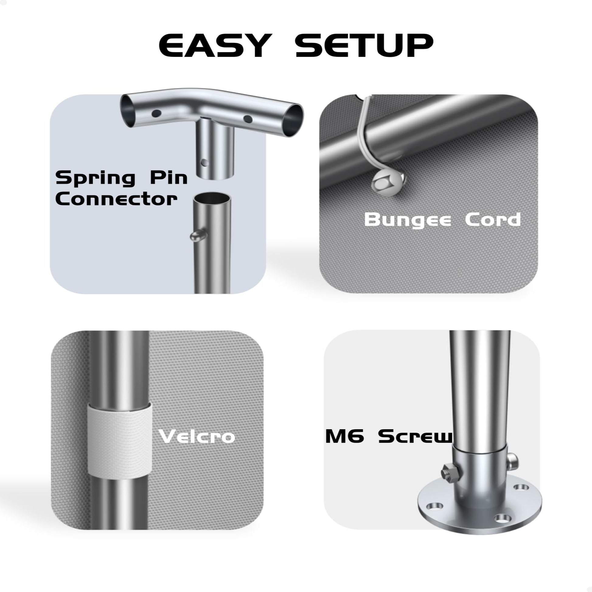 Garvee 12' x 20' x 11' Heavy-Duty Portable Garage with Canopy Roof, Roll-Up Windows, Galvanized Steel Frame, Water-Resistant, Front & Back Doors, White, Outdoor Storage