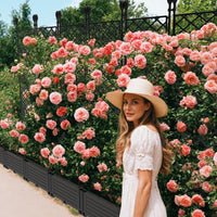 Garvee 7 PCS Raised Garden Bed with Trellis, 114.2" x 63" Plastic Planter Box for Climbing Plants, Outdoor Vertical Garden with Privacy Screen for Patio, Balcony, Backyard – Sturdy & Lightweight