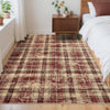 Garvee Washable 3x5 Tartan Plaid Rug with Non-Slip Rubber Backing, Soft Low Pile, Stain Resistant Accent for Living Room Bedroom Kitchen