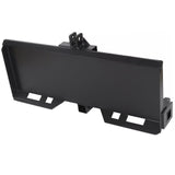 Garvee Universal 3 Point Attachment Adapter for Skid Steer, Adjustable Width 8"-43", 2" Trailer Hitch, Grade 50 Steel, Quick-Connect, Fits Category 1 Implements, For Farming & Construction