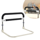 Garvee Bed Assist Bar, Bed Rails with Adjustable Height Non-Slip Handle Support 380Lbs Durable Safety Assisting Rail for Elderly Seniors Surgery Patients, Black - Black