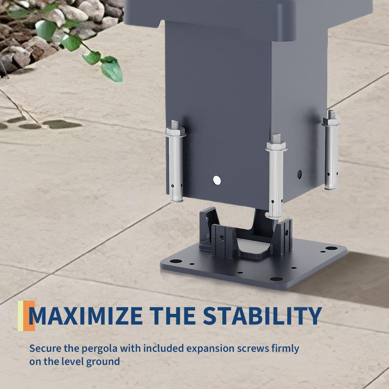 Garvee All-Aluminum Louvered Pergola 10' x 12', Outdoor Pergola with Adjustable Louvered Roof, Reinforced Aluminum Frame, Integrated Drainage System, Hardtop Gazebo for Patio, Deck, Gray