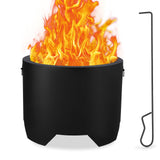 Garvee 20 Inch Smokeless Fire Pit, Wood Burning Fireplaces, Portable Outdoor Firepit, Ideal for for Backyard, Patio, Garden, Picnic, Camping - 