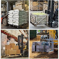 Garvee 5.5" Width Pallet Fork Extension, 4600 LBS Max Heavy Duty Steel Pallet Extensions for Forklift Truck - Yellow / 72x5.5 inch