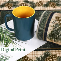 Garvee Christmas Area Rug 6x9 Rug Washable Living Room Rug Green Plaid Rug Xmas Decor Grid Non Slip Soft Accent Rug for Bedroom Low Pile Stain Resistant Carpet for Nursery Office Plaid|Green 6'x9'