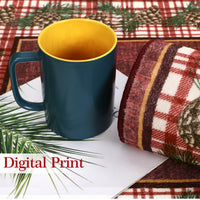 Garvee Christmas Door Mat 2x3 Washable Plaid Area Rug Xmas Doormat Non Slip Kitchen Rugs Bath Mat Low Pile Entryway Rug Home Decor Soft Stain Resistant Carpet for Laundry Entance Border|Red 2'x3'