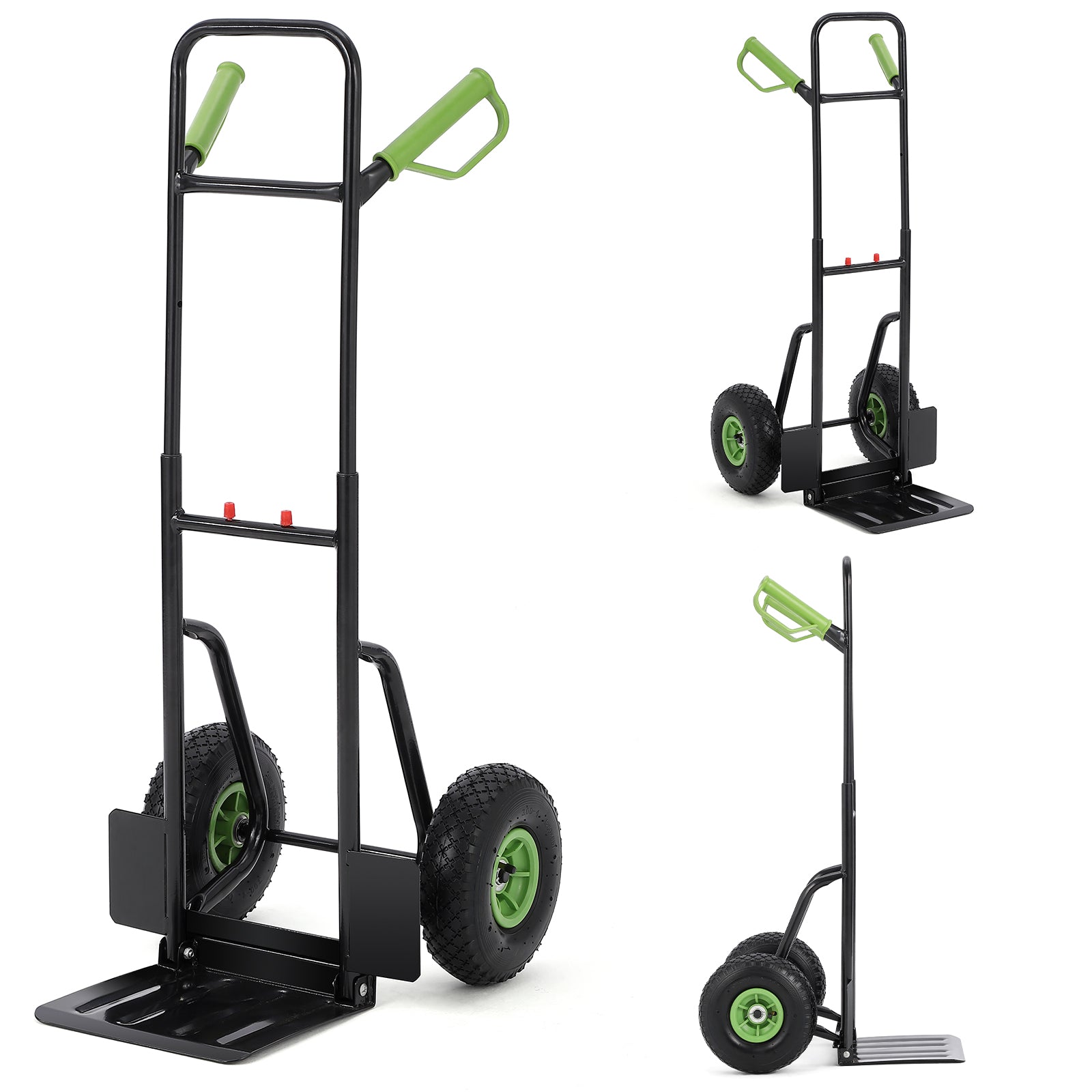 Garvee 400lbs Hand Truck Dolly, Heavy Duty Steel Dolly Cart with 10