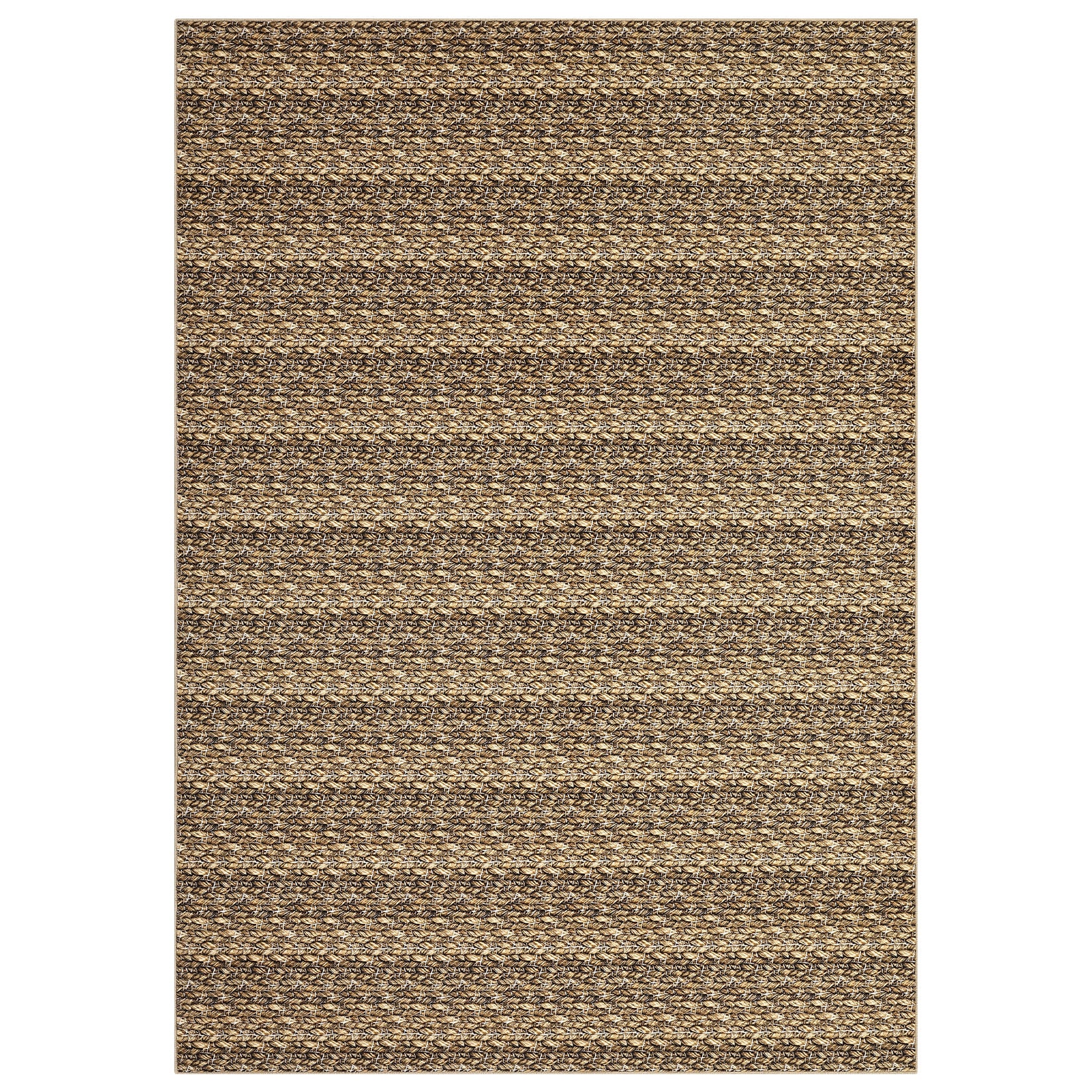 Garvee Modern Brown 10x13 Large Area Rugs, Non-Slip Modern Woven Pattern Living Room Rugs, Washable Soft Low Pile Accent Rugs, Non-Shedding Contemporary Floor Carpet for Office, Bedroom